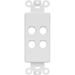 Main product image for Audtek WP-2B Decora Type Insert Four Hole White261-357